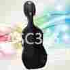 270024 Asc365 New 4 Size Cello Fiberglass Hard Case High Quality Us Free Shipping Black 754610417900