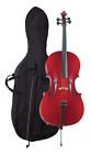 375f Becker Prelude 4 Full Size Cello Outfit Red-brown Satin Finish 736021712591