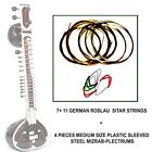 234234 43534 Discountzworld Mizrab Plectrums Complete Indian Sitar String Set 6141941240019