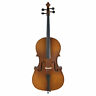781551428719 Unbranded Acoustic Cello Case Bow Rosin Wood Color