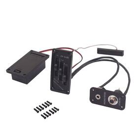Alnicov 789554772709 Electric Violin Pickup Piezo Preamp Accessory With Active Tone System