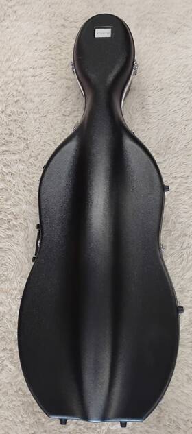 Bellafina 3/4cello Abs Plastic Molded Lightweight Cello Case With Wheels 3/4 Size - Blem
