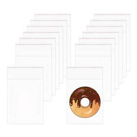 Bornfeel 737311190778 4 Inch X 5 500pcs Resealable Cellophane Bags Self Adhesive Sealing 1mil Cle