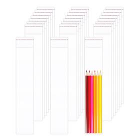 Bornfeel 761312560902 2 X 10 Inch Crystal Sealed Clear Bags 100pcs Long Cello Self Sealing A