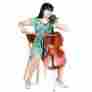 Brd9572761265451uw Unbranded Generic 1 2 Cello Gloss Finish Basswood Face Board Solid Wood With Bow Rosin Bag I2z4