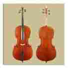 C.l Wynn Century Strings Flamed Backed Maple Cello Hard Case Stand And Bow