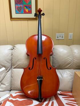 70016 C. Meisel Cello 4/4 Acoustic Copy Stradivarius #37 Serial#