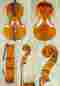C1952 Stradivari Gliga Handmade Strad Pattern Full Size 4 Master Level Vasile Flamed Cello