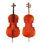 Cac700at-12 Luca French Antique Finish Ebony Cello Outfit Half 825232553229 Cac700at-12 Luca French Antique Finish Ebony Cello Outfit Half 825232553229