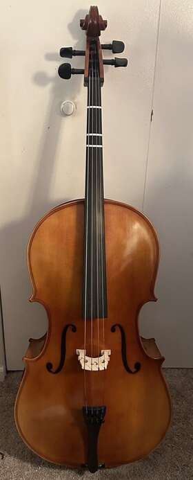 355vc Carlo Robelli 3/4 Cello 2023 With Bow And Soft Case - Model Barely Used