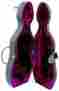 Cc200-1 Merano 3 4 Size Cello Hard Case With Wheels Black Wine Red 813794017389