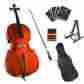 Cco100 Ceilio Cecilio Student Cello W Soft Case Stand Bow Rosin Bridge Strings Size 4