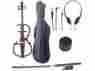 Ceco-2lw Cecilio 4 Electric Silent Red Mahogany Metalic Solidwood Cello