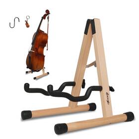 Ce001 Coloofo Cello Stand Folding Support A-frame Wooden For 1/8-4/