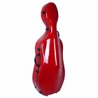 Crf1000cefrd Crossrock Series Fiberglass Cello Case Wheels Backpack Red 817173012620
