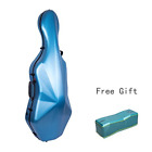 Crf4000cefbl Crossrock Cello Case Carbon Fiber Composite With Wheels 817173018714