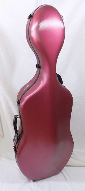 Crossrock 840402025511 Cello 3/4 Size Case Poly Carbon With Backpack Wheels