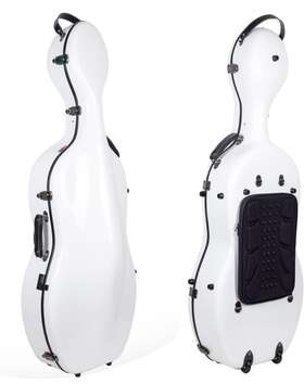Crf2020cef Crossrock 4/4 Cello Case Full Size Fiberglass Violoncello Hard With Wheels