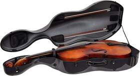 Crf3020cefbk Crossrock Carbon Fiber Case Fits 4/4 Full Size Cello Removable Shoulder Black