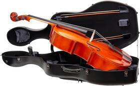 Crossrock Crf4050cefbk Poly Carbon Cello Case For 4/4 Full Size Black Scratch-resistant