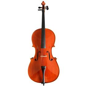 D Luca Dl-cac400-78 Dftluca Tonmeister 400 Ebony Fitted Cello Outfit 7/8 Size With Bow And Gig Bag