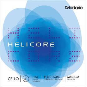 Daddario 019954938505 Helicore 1/4 Cello String Set - Medium