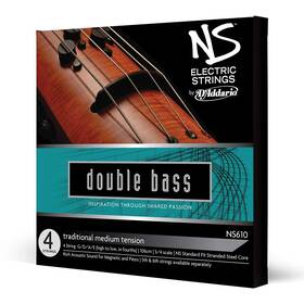Daddario 019954961572 Dftaddario Ns Electric Traditional Bass String Set 3/4 Scale Medium Tension