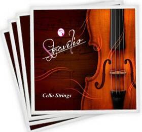 B00phmk7uous Dollar Deal Stravilio Full Set Of Cello Strings Size 4/4 And 3/4 Steel Core