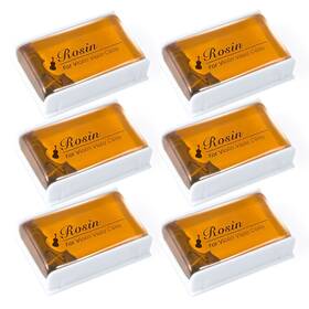 Br-22 Dulphee Rosin Violin 6 Pack Cello Viola For Bow Light Low Dust Br-22 Dulphee Rosin Violin 6 Pack Cello Viola For Bow Light Low Dust