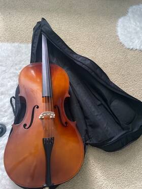 303cf Eastman Cello Size 4/4 Used- - Soft Case