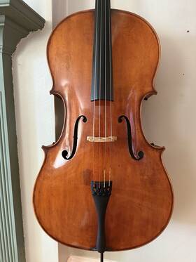 Vc830p Eastman Anniversary Edition Cello Poplar Back