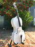 Ec1b4bk Yinfente White Cello Maple Spruce Wood Free Bag Bow Ebony