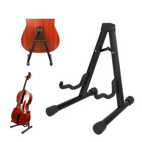 Fetllesn 716035279235 Adjustable Cello Stand A-frame Folding Support For Violin 1/8-4/4