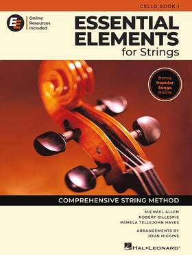 Hal Leonard 875057 Essential Elements For Strings Cello Book 1 With Eei Online Resources