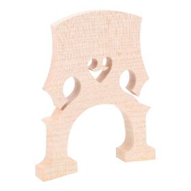 Healifty 71551c916r7x16dp9 Maple Cello Bridge 3/4 Size Wooden Instrument Part 10.00x8.50x1.20cm Khaki