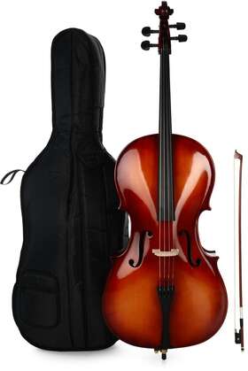 153sf-1 Knilling 153s Sebastian Student Cello Outfit - 4/4 Size
