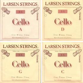 Larsen 813605012909 1/4 Cello String Set - Medium