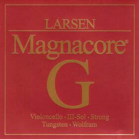 Larsen 813605013401 Magnacore Cello G String - Tungsten/steel Strong Larsen 813605013401 Magnacore Cello G String - Tungsten/steel Strong