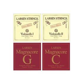 4334275844 Larsen Strings Magnacore Soloist 4/4 Cello String Set - Medium