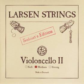 Larsen Strings 813605012718 Cello Medium Gauge D String Soloist Series 6lcds