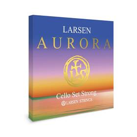 Larsen Strings 813605015504 Aurora Cello Strong Tension Set Professional Qual