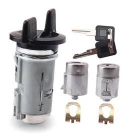 Llyzfed 924-791 Ignition Switch Lock Cylinder And Door Set Compatible With Chevy