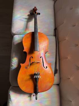 Csj110t Maestro 110t Hoffmann 1998 1/4 Cello Serial #csj110t Excellent With Soft Case Bow