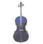 Mc100pr 813794015385 Merano Purple Cello With Bag And Bow Extra Set Of Strings
