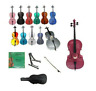 Merano Holiday Special Cello Bow Bag Rosin Strings Stand Beginner
