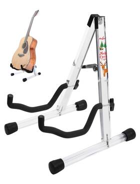 Musbeat Gs-deer-101201 Guitar Stand For Christmas Clear Acrylic A-shape Gifts Holder With Pa