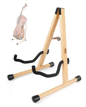 Muso 725889598454 Cello Stand With Bow Holder A-frame Floor Padded Foam Handcrafted