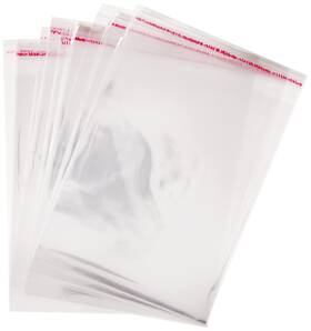 Patty Both 745950879107 100 Pcs 4 5/8 X 5 3/4 Clear A2 Card Resealable Cello / Cellophane