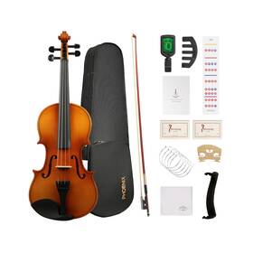 Phoenix-2 Phoenix 901560299444 Violin 4/4 Full Size Set Fiddle For Professional Beginners Adult