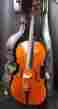 R51e4 Snow 4 Scherl Roth Cello Outfit With Deluxe Skb Hard Case And Bow